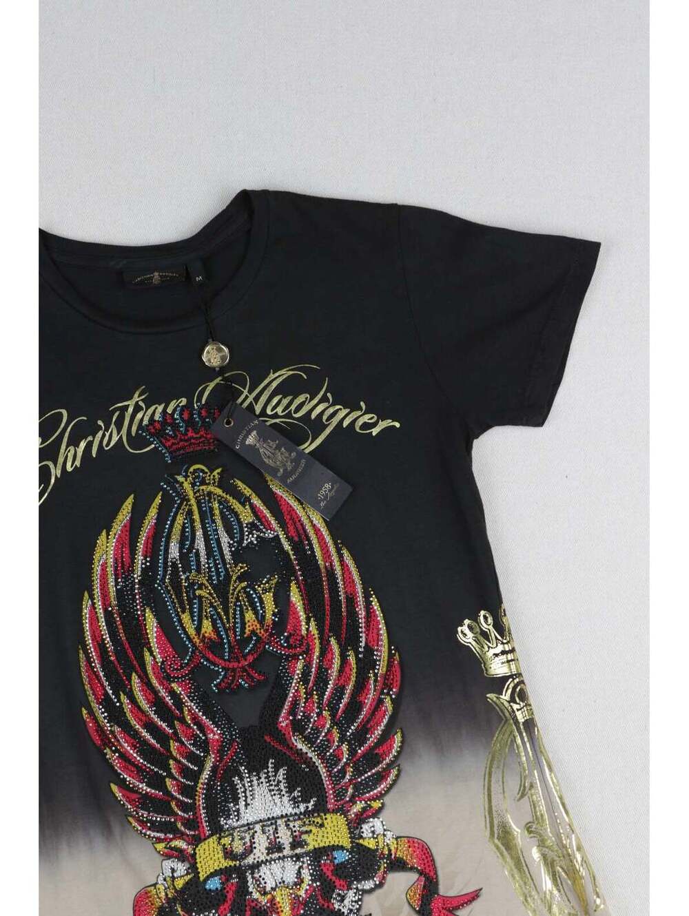 00's Christian Audigier Eagle Emblem T-Shirt